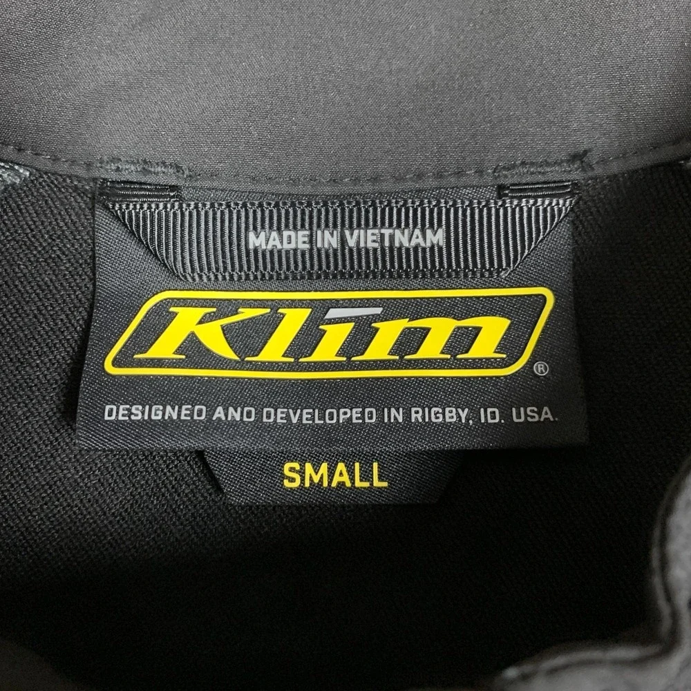 Klim Revolt Jacket Men's Small Black Half Zip Pullover Wind Racing Motocross NWT